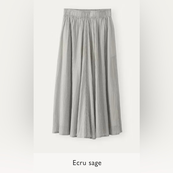 Poetry Full A-Line Long Cotton Skirt With Pockets Size 16 - Picture 13 of 13